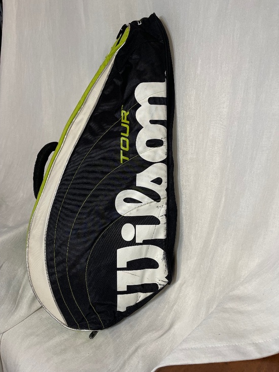 Wilson Other - Wilson Black Tennis Racket Bag with Lime Accents